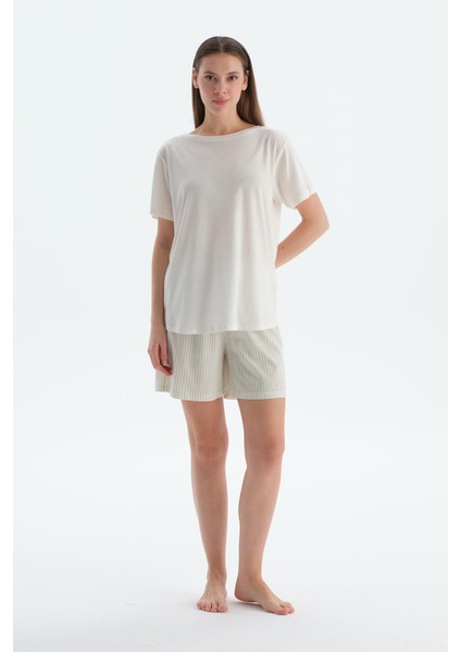 Açık Yeşil Penye Modal Ikili Şort indirimleri