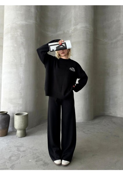 Losangeles Desenli Alt Üst Triko Takım