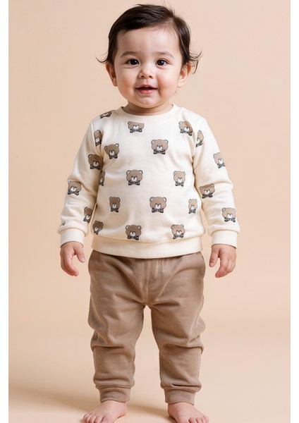 %100 Pamuk 2'li Bebek Takımı