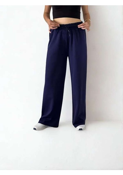 Tree Tone Double Face Bol Paça Bayan Eşofman Lacivert Renk fiyatları