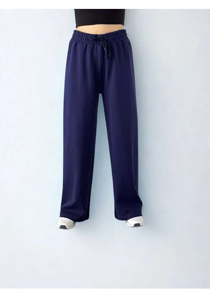 Tree Tone Double Face Bol Paça Bayan Eşofman Lacivert Renk modelleri