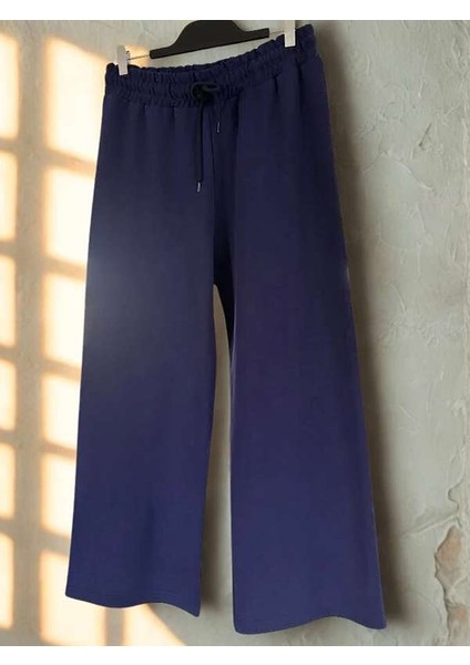 Tree Tone Double Face Bol Paça Bayan Eşofman Lacivert Renk indirimleri