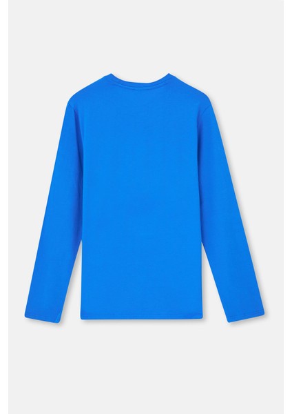 Mavi Erkek Uzun Kollu Pijama Tk. modelleri