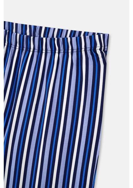 Mavi Erkek Uzun Kollu Pijama Tk.