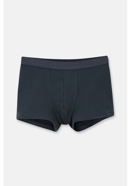 Antrasıt 5210 Düz Pamuk Boxer
