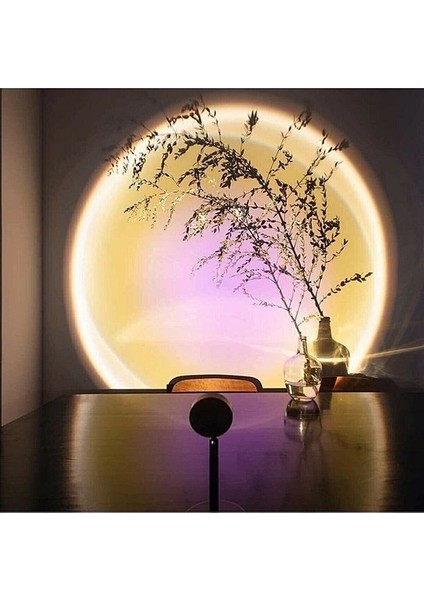 Gün Işığı-Batımı Gibi Uzaktan Kumandalı Sunset Lamba 16 Renk Gece Lambası 360 ° Fotoğraf Çekim Işığı fiyatları