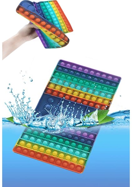 Pop It Push Bubble Fidget Satranç ve Tavla Temalı Renkli Silikon Stres Oyuncağı – Çocuklar ve Yetişkinler İçin Eğlenceli Hediyelik Masa Oyunu indirimleri