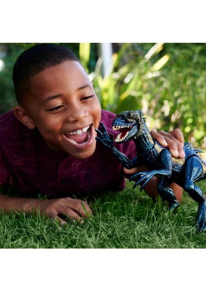 Track N Attack Indoraptor Aksiyon Figürü – Işıklı Göz, Ses Efektli, Koleksiyon ve Hediye İçin, Çocuk ve Yetişkinlere Uygun