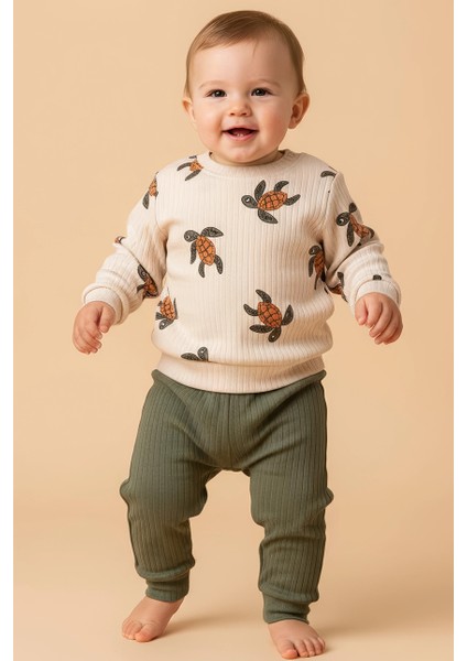 %100 Pamuk 2'li Bebek Takımı