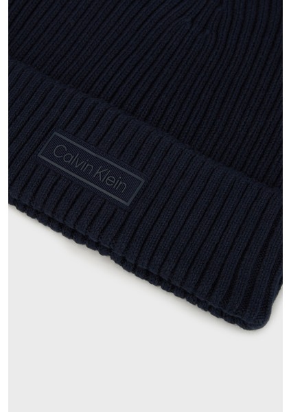 Logolu Pamuk ve Kaşmir Karışımlı Örme Bere LV04D8053GCEF Erkek Bere LV04D8053G Cef modelleri