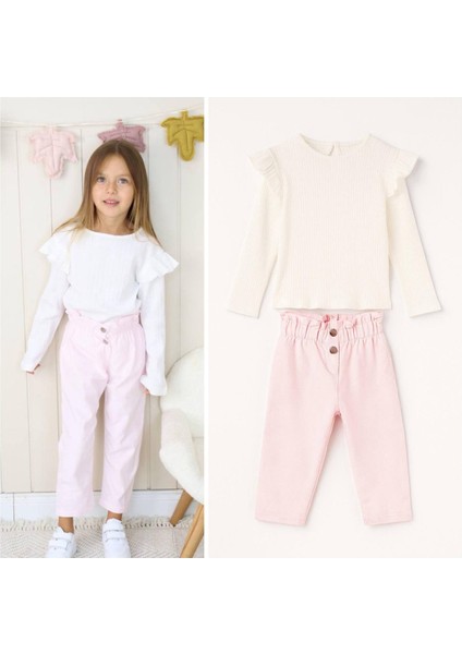 Mevsimlik Kadife Pantolon ve Bluz Takım modelleri