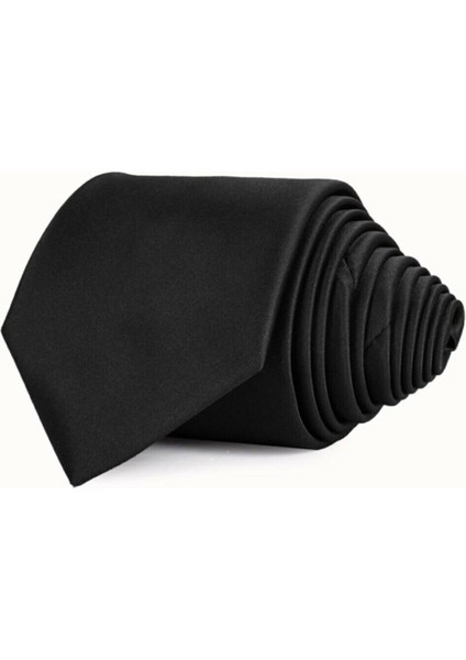 Düz Klasik Cep Mendilli Siyah Erkek Kravat fiyatları
