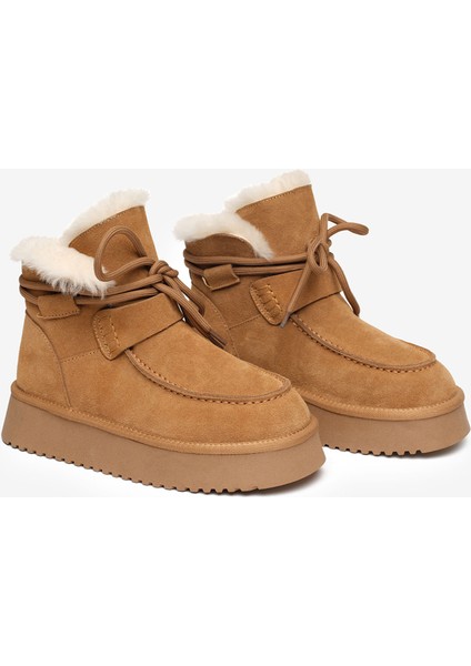 Kadın Vizon Hakiki Deri Sneaker Ayakkabı 5K2UA34443 fırsatları