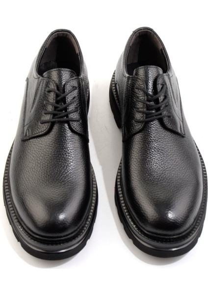 Siyah Leather Erkek Klasik Ayakkabı E01547052140 fırsatları