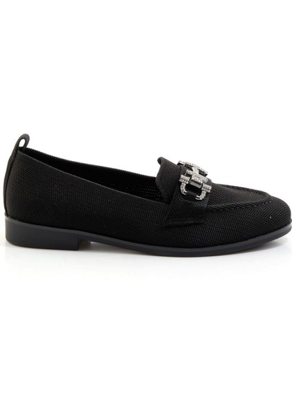 Siyah Kadın Loafer Ayakkabı K01327022282