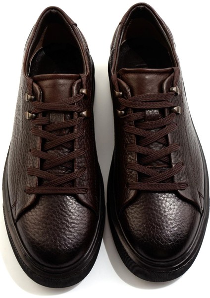 Kahve Leather Erkek Sneaker E01593050503 fırsatları