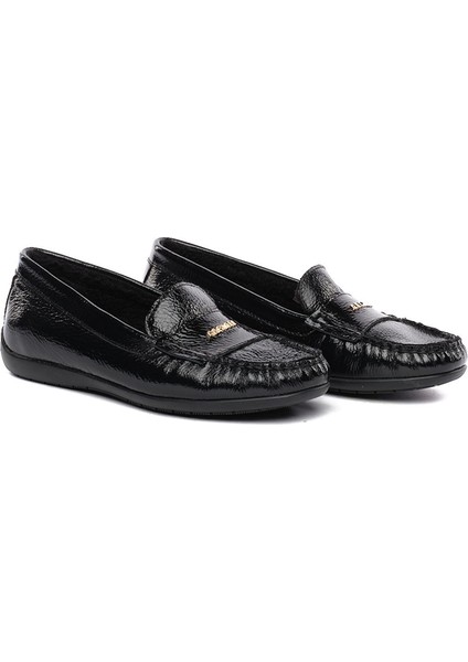 Kadın Siyah Hakiki Deri Comfort Ayakkabı 5K2CA34395 modelleri