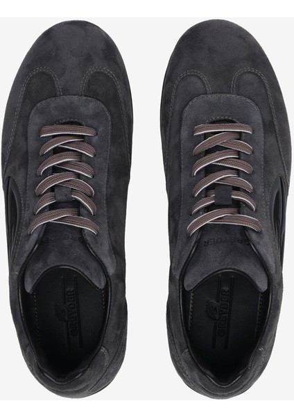 Erkek Füme Hakiki Deri Sneaker Ayakkabı 5K1SA18472 indirimleri