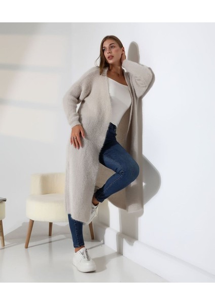 Yumuşak Dokulu Uzun Hırka