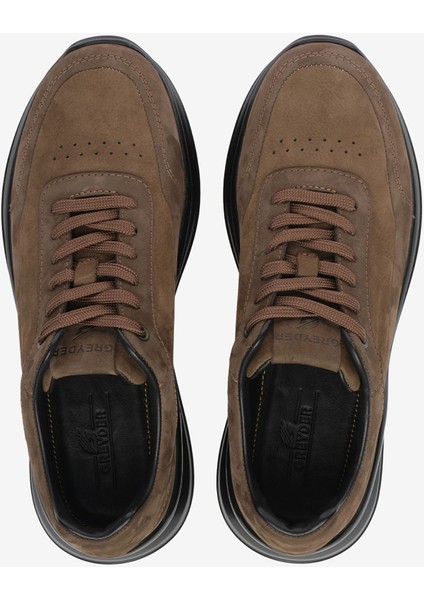 Erkek Duman Hakiki Deri Ayakkabı 5K1UA18600