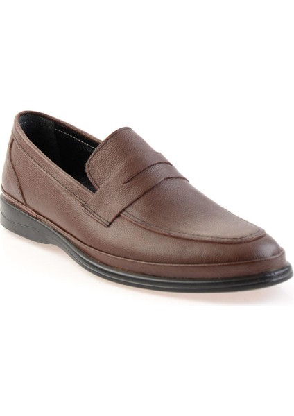 Kahve Leather Erkek Loafer Ayakkabı E01081002803 fiyatları