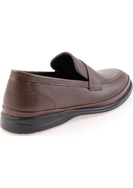 Kahve Leather Erkek Loafer Ayakkabı E01081002803 modelleri
