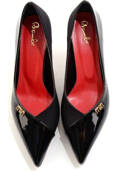 Siyah Siyah Kadın Klasik Topuklu Ayakkabı K01231460898 fırsatları