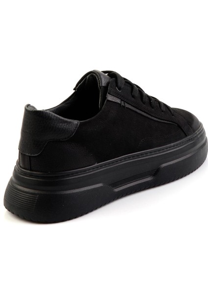 Siyah Leather Erkek Sneaker E01089100001 modelleri