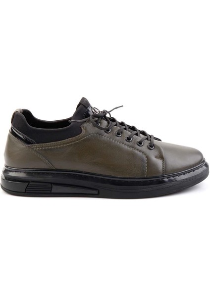 Haki Leather Erkek Sneaker E01018198303