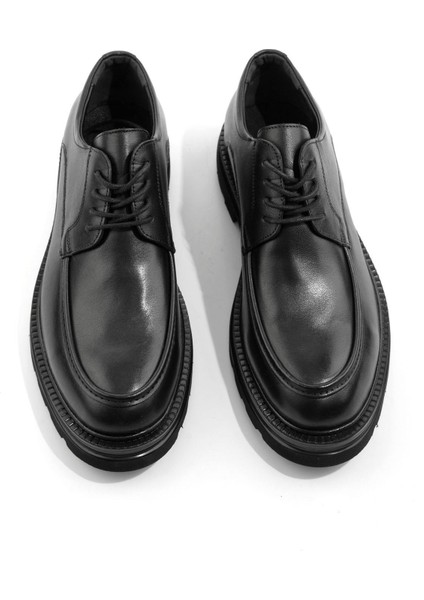 Siyah Leather Erkek Klasik Ayakkabı E01547051141 fırsatları