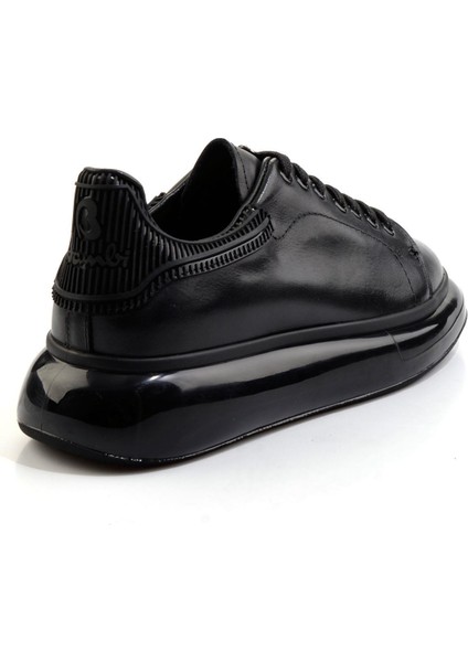 Siyah Leather Erkek Sneaker E01401099941 modelleri