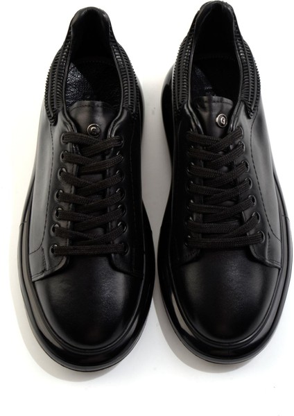 Siyah Leather Erkek Sneaker E01401099941 fırsatları