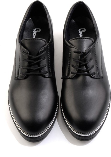 Siyah Kadın Oxford Ayakkabı K01257068109 fırsatları