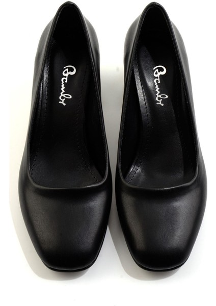 Siyah Kadın Klasik Topuklu Ayakkabı K01471060809 fırsatları