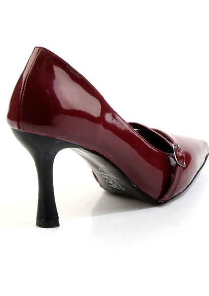 Bordo Kadın Klasik Topuklu Ayakkabı K01823060598 modelleri