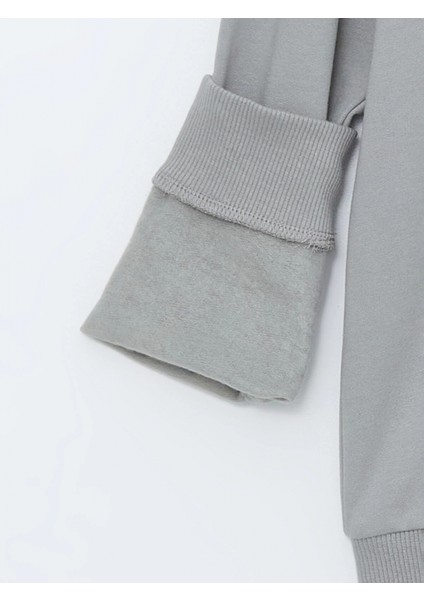 Lcw Kids Gri Bisiklet Yaka Baskılı Uzun Kollu Erkek Çocuk Sweatshirt fırsatları