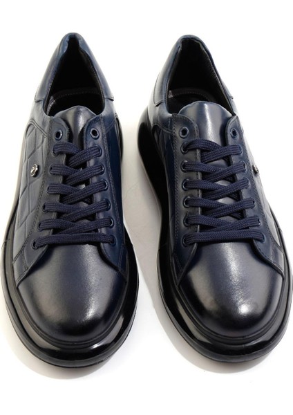 Lacivert Leather Erkek Sneaker E01401099841 fırsatları