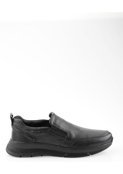Siyah Leather Erkek Casual Ayakkabı E01604235103