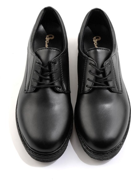 Siyah Kadın Oxford Ayakkabı K01257067909 fırsatları