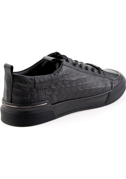 Siyah Leather Erkek Sneaker E01604238503 modelleri