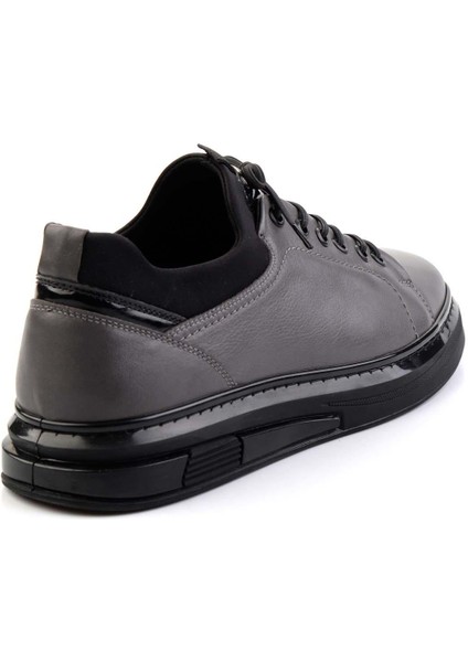 Gri Leather Erkek Sneaker E01018198303 fırsatları