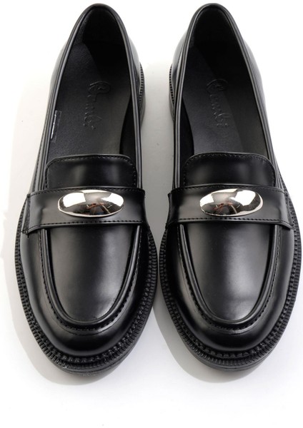 Siyah Kadın Loafer Ayakkabı K01216100209 fırsatları