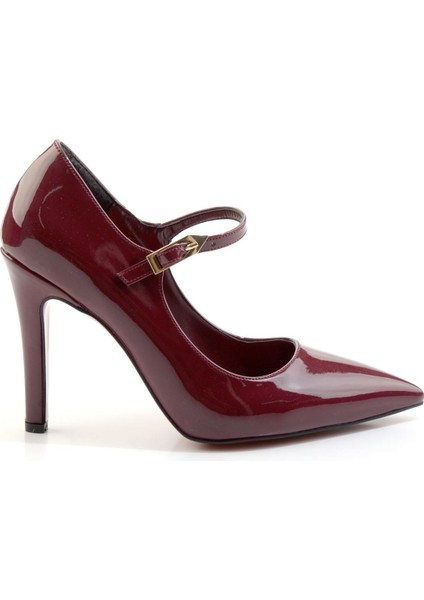 Bordo Kadın Klasik Topuklu Ayakkabı K01231452998