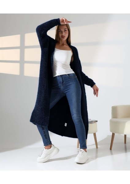 Yumuşak Dokulu Uzun Hırka modelleri