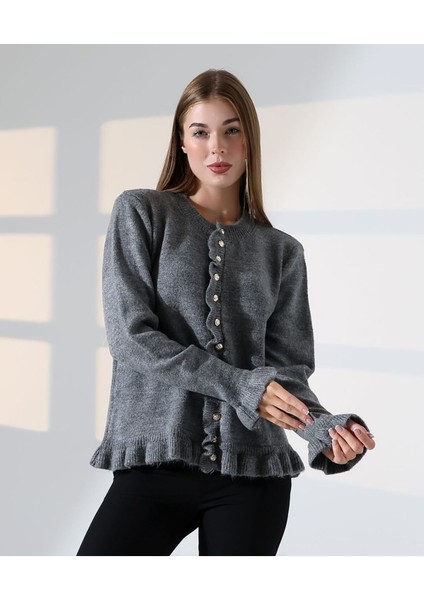 Elagance Volanlı Hırka