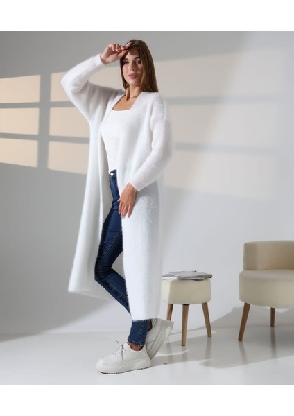 Yumuşak Dokulu Uzun Hırka