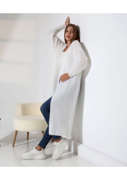 Yumuşak Dokulu Uzun Hırka modelleri