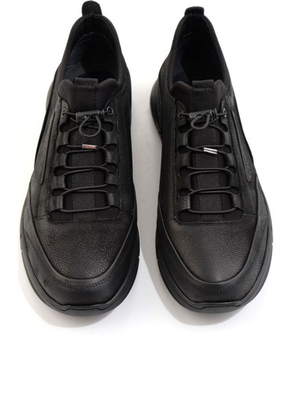 Siyah Leather Erkek Casual Ayakkabı E01900221201 fırsatları