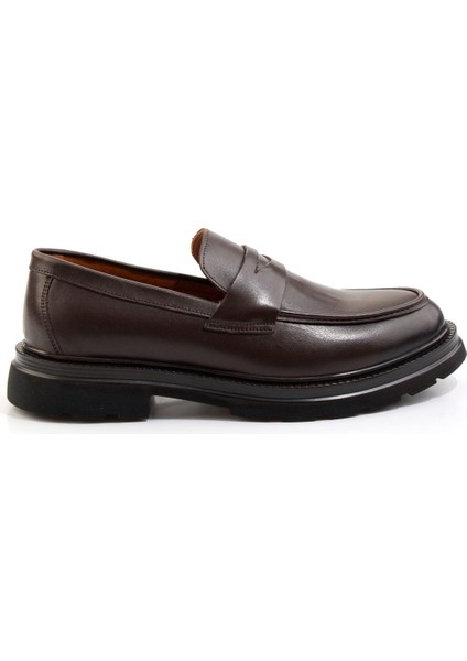 Kahve Leather Erkek Loafer Ayakkabı E01547051041
