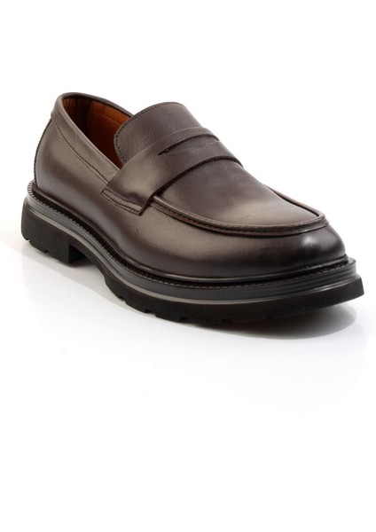 Kahve Leather Erkek Loafer Ayakkabı E01547051041 fiyatları